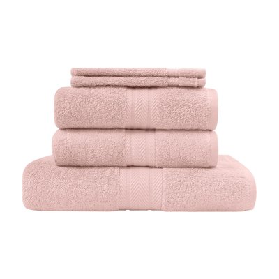 Ensemble de bain 5 pièces (1 drap de bain + 2 serviettes de toilette + 2 gants) LUXURY SENSEI MAISON