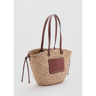 Sac à bandoulière à double anse en fibre naturelle MANGO