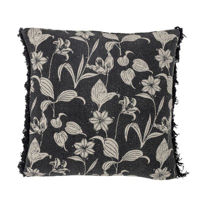 Coussin coton recyclé fleuri  Mali BLOOMINGVILLE