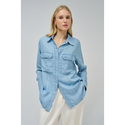 CHEMISE LIGHTDENIM AVEC BRILLANCE SALSA JEANS