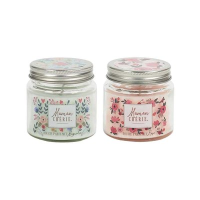 Bougie parfumée en pot Maman 6.5 cm (Lot de 2) CMP