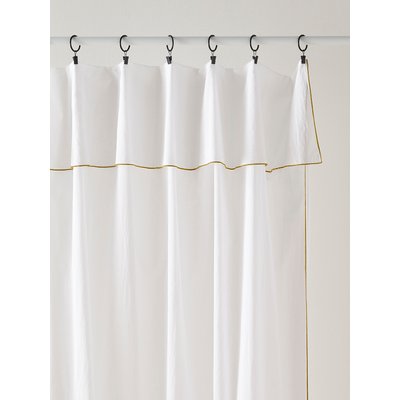 Panneau voile de coton finition point bourdon CYRILLUS