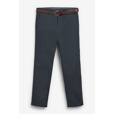 Pantalon Chino Coupe Droite Avec Ceinture NEXT