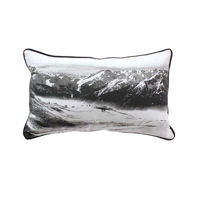 Coussin imprimé montagne Epicéa TOILINUX