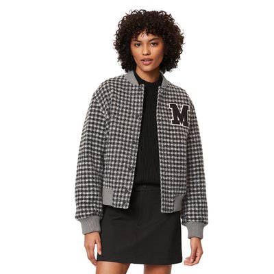 Veste collège à carreaux regular en laine mélangée MARC O’POLO DENIM