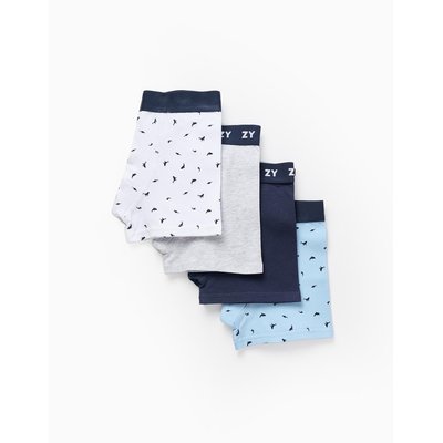 Pack 4 Boxers Unis/Imprimés ZIPPY