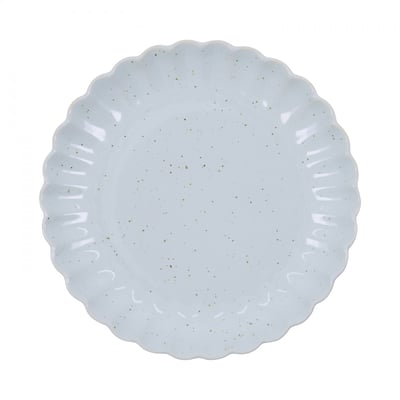 Assiette en grès Scallop dia 20 cm HOUSE DOCTOR