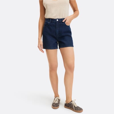 Denim High Waist Shorts LA REDOUTE COLLECTIONS