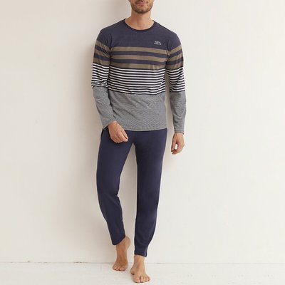 Pyjama long avec haut rayé DANIEL HECHTER LINGERIE