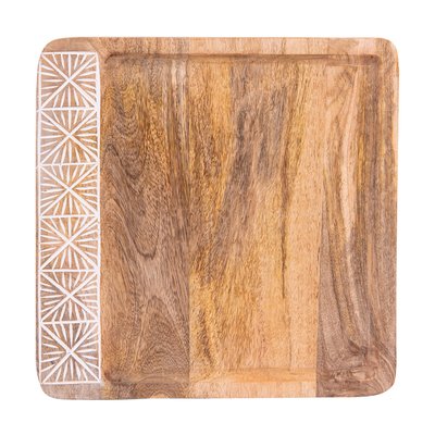 Plateau carré   30 cm-SPIRIT TABLE PASSION