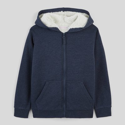 SWEAT ZIPPE A CAPUCHE DOUBLE SHERPA GARCON MONOPRIX KIDS