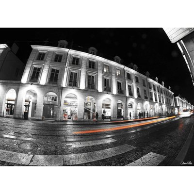 Tableau Mural Rue Royale De Nuit Orléans CONTEMPORAIN URBAIN CEANOTHE