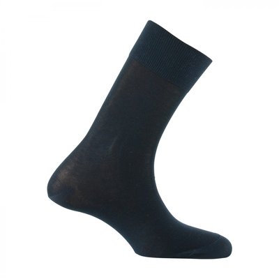 Mi-chaussettes unies en pur fil d'écosse MADE IN FRANCE KINDY