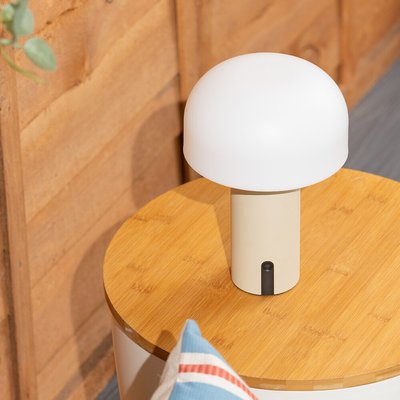Rechargeable LED Outdoor/Indoor Mushroom Table Lamp SO'HOME