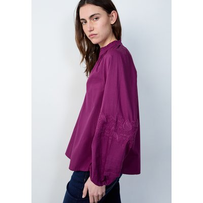 Blouse manches longues à col v PIANO BROD ETAM