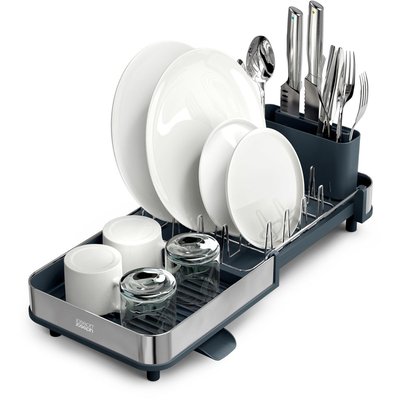 EGOUTTOIR Extend Slim Steel gris JOSEPH JOSEPH