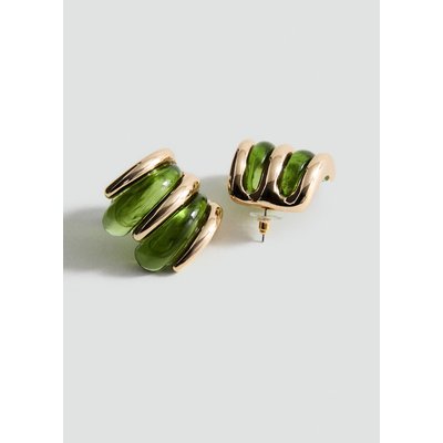 Boucles d'oreilles résine combinées MANGO