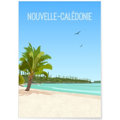 Affiche Nouvelle-Calédonie L'AFFICHERIE