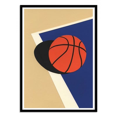 Affiche d'art - Oakland Basketball Team Version 2 - Rosi Feist WALL EDITIONS