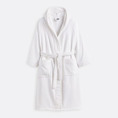 Hooded 100% Cotton Velour Bathrobe LA REDOUTE INTERIEURS