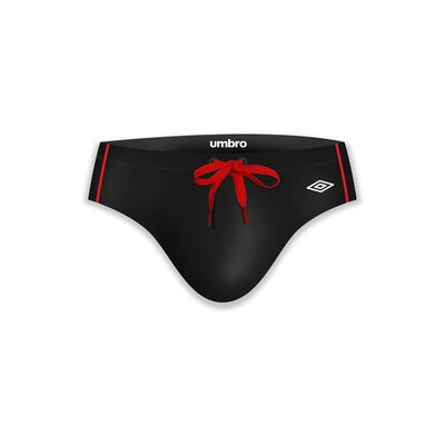 Slip de bain avec surpiqures et logo UMBRO