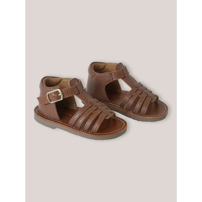Sandales en cuir vernis CYRILLUS