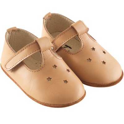 Chaussures bébé cuir souple Star TICHOUPS