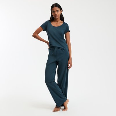 Pyjama met korte mouwen in katoenjersey LA REDOUTE COLLECTIONS
