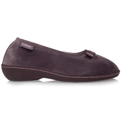 Chaussons Ballerines ultra doux, ultra confort talon de 3,8 cm ISOTONER