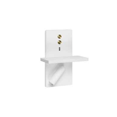 Lampe de chevet murale avec prise USB E-Lampe LEDS C4