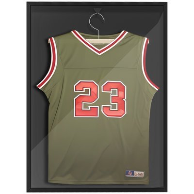 Frame box T-frame pour maillot porte acrylique doublure interne noir HOMCOM