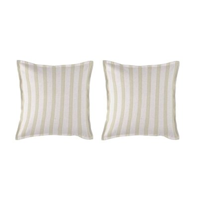 2 Taies d'oreiller 100% percale de coton organic BENGALE NAF NAF HOME