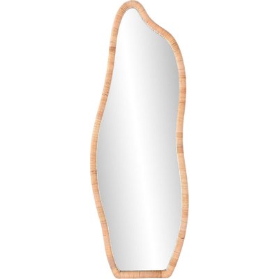 Miroir en rotin, forme organique RECOLLECTION