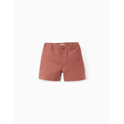 Short en Chino de Coton et Lin ZIPPY