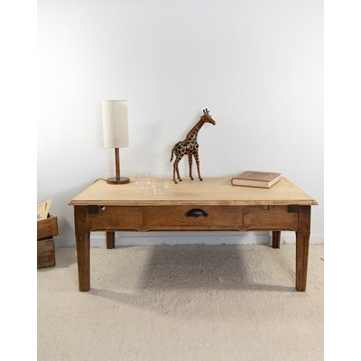 Table basse en bois Léonie N°141 - Bon état DEBONGOUT