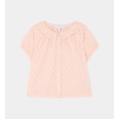 Top Afleur Boutonné Coton Bio Broderies CADET ROUSSELLE