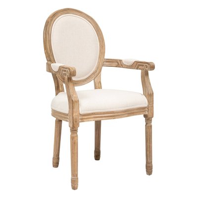 Chaise en cannage avec accoudoirs CLÉON ATMOSPHERA