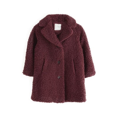 Manteau long en imitation peau de mouton NEXT