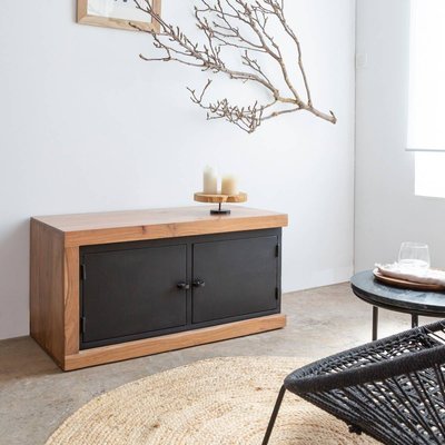 Meuble TV en bois d'acacia  EMILIO MADE IN MEUBLES 