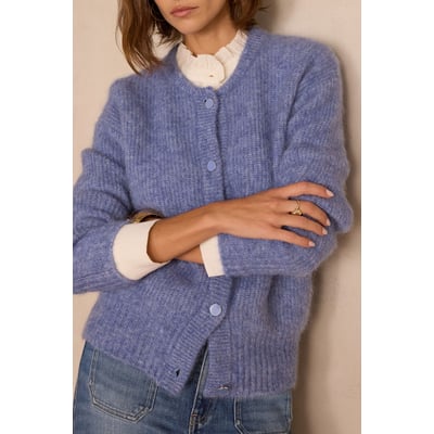 Cardigan LOU en mohair et alpaga Maison 123