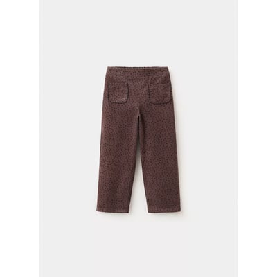 Pantalon velours côtelé à pois MANGO BABY