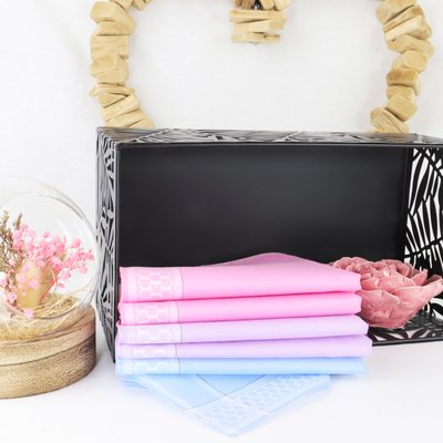 Lot de 6 mouchoirs en tissus coton jumel VICTORIA LINANDELLE