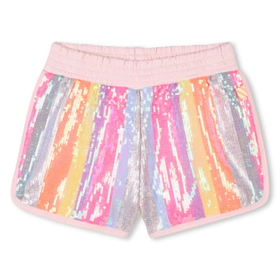 Shorts con righe in paillettes BILLIEBLUSH