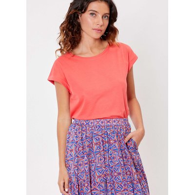 Tee shirt coton bio dentelle uni CEBANE LA FIANCÉE