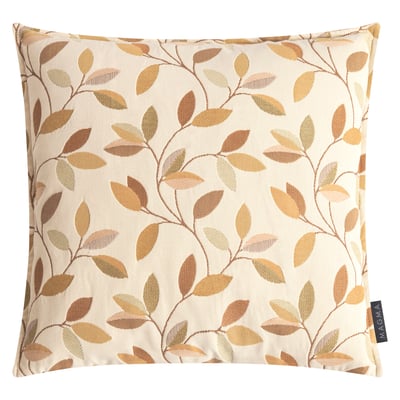 Housse de coussin jacquard motif feuillage AVENIA MAGMA HEIMTEX