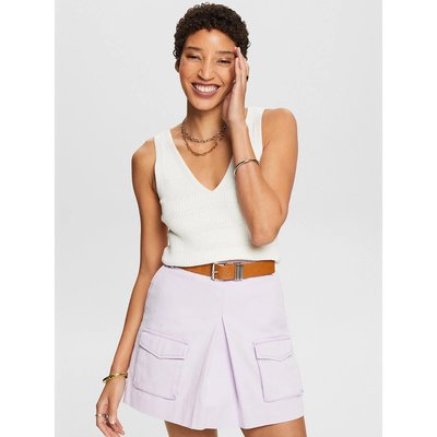 Tank top met V-hals ESPRIT