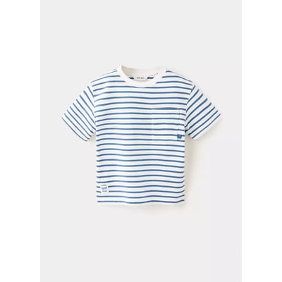 T-shirt à rayures poche MANGO BABY