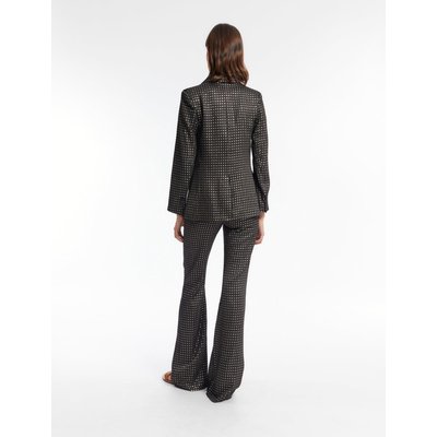 Veste Gaelle noire brodée INES DE LA FRESSANGE PARIS