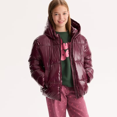 Doudoune chaude brillante à capuche LA REDOUTE COLLECTIONS