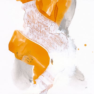 Tableau Ambre abtraite HEXOA